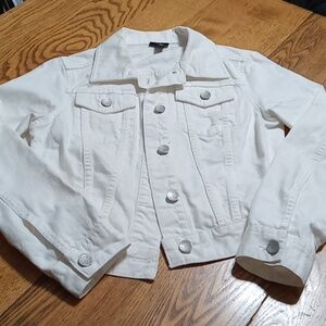 A.N.A. Jean Jacket Womens  Denim Preowned Casual Work Every Day Wear Used